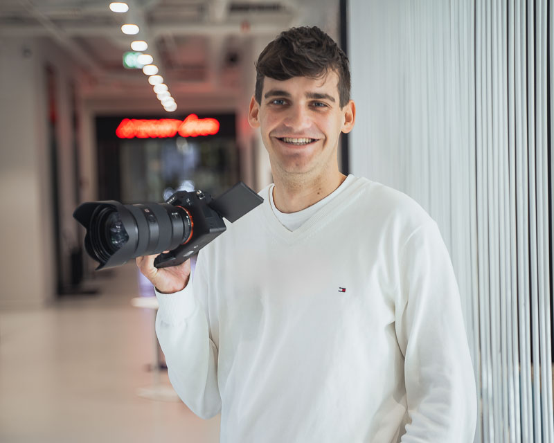 David, svatební kameraman a fotograf